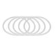 thumbnail image 3 of White Plastic Dreamcatcher Ring for DIY Projects Smooth and 25cm, 3 of 3