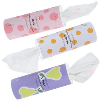 Car Tissues Cylinder 4-Pack - Round Tissue Box Holder For Cup Holder, Home, Office, Bathroom-735868