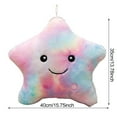 thumbnail image 6 of BAELLERT Twinkle Star Pillow Stuffed Star LED Light Up Cushion Glowing Star Throw Pillow Night Light Kids Sensory Plush Toy for Children, 6 of 8