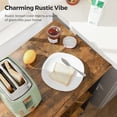thumbnail image 4 of Estante de Cocina con Ruedas, Carrito de Servir con 3 estantes, Carrito de Cocina, Estante de microondas, para  Horno, Tostador, con 6 Ganchos, Estilo Industrial,, 4 of 8