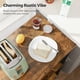 thumbnail image 4 of Estante de Cocina con Ruedas, Carrito de Servir con 3 estantes, Carrito de Cocina, Estante de microondas, para  Horno, Tostador, con 6 Ganchos, Estilo Industrial,, 4 of 8