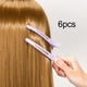 thumbnail image 5 of 6 piezas de pinzas de pico de pato antideslizantes, sin rastro, accesorios de peinado para cortar el cabello, duraderos Violeta, 5 of 9
