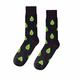 thumbnail image 1 of Calcetines Divertidos Aguacates Negro Color Moda, 1 of 7