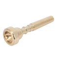 thumbnail image 4 of Trumpet Mouthpiece Durable Stylish Brass Professional Horn Musical Instrument AccessoriesGold7C, 4 of 5