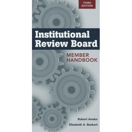 Institutional Review Board Member Handbook