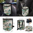 thumbnail image 4 of Uorisanigo Butterfly Print Automotive Interior Covers Elegant Car Seat Covers Full Set Car Accessories Soft Car Steering Wheel Cover,Universal Car Seat Belt Cover,Large Car Trash Can Gift for Friend, 4 of 7