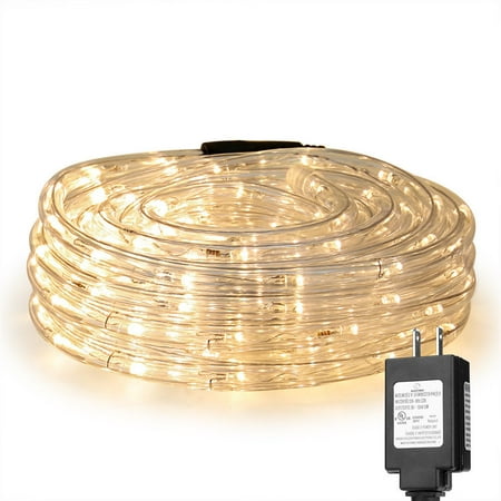 Lighting Ever 33ft 10m Waterproof Led Rope Light Kit Warm White 120v 240 Leds Flexible Lights For Outdoor Lighting Ever 33ft 10m Waterproof Led Rope Light Kit Warm White 120v 240 Leds Flexible Lights For Outdoor