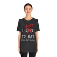 thumbnail image 3 of I LIFT TO EAT Never Not Hungry Funny Body Building Gym Tshirt S-3XL, 3 of 9