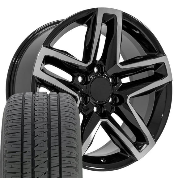 OE Wheels CV77 20 Inch Rims Fit Silverado 1500 Style 6x139.7 20x9 ...