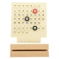 thumbnail image 2 of Desktop Perpetual Plastic Calendar with Base Perpetual Calendar Date Display Calendar, 2 of 9