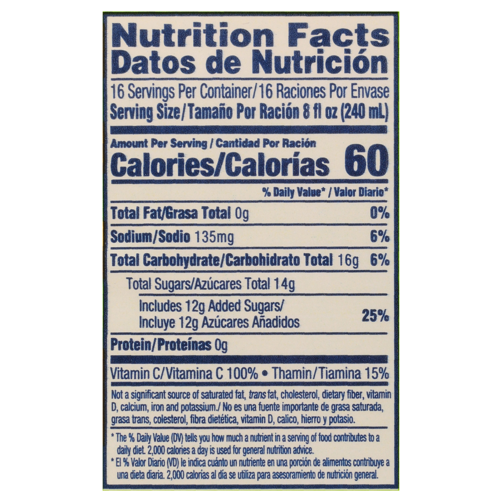 SUNNYD Orange Pineapple Juice Drink, 1 Gallon Bottle