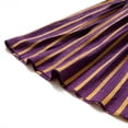 thumbnail image 7 of SZJXBUY Womens Tight Long Skirt Striped Elastic High Waist Chiffon Maxi Skirt Tiered Pleated A Line Boho Flowy Skirts Purple,M, 7 of 7