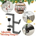 thumbnail image 6 of Gnmfd Christmas Stocking Holders Metal Hooks Fireplace Mantle Non Slip Holiday Decoration for Home Party Seasonal Decor Stocking Rack Storage Shelf Storage Cabinet Storage Organizer, 6 of 7