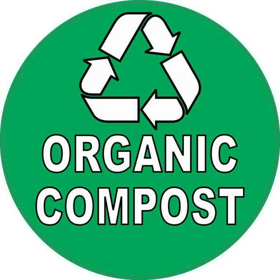 5in x 5in Organic Compost Sticker