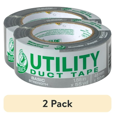 (4 pack) Utility Duck Tape Brand Duct Tape 1.88 in. x 55 yd., Silver