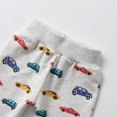 thumbnail image 5 of Toddler Baby Boy Clothes Cartoon Car Pattern Long Sleeve Tops and Long Pants Set Fall Sweatsuits Outfits Gray 6-9 Months, 5 of 6