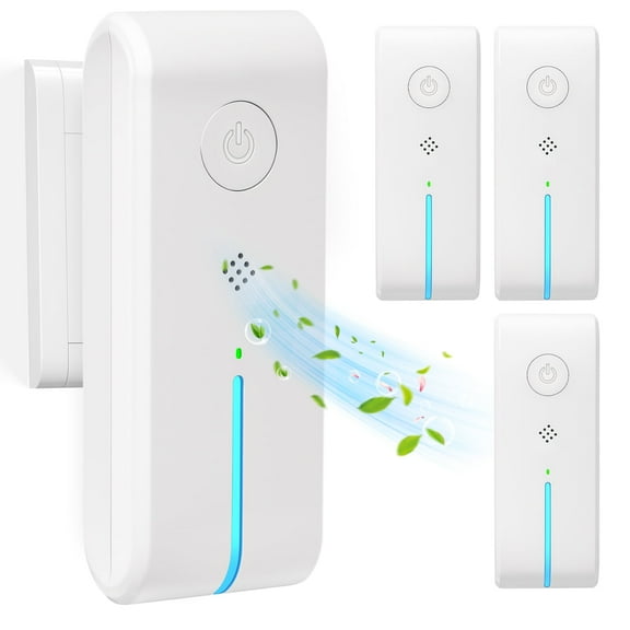 JahyShow Plug in Air Purifier, 4Pack Air Ionizers for Home Plug in Negative Ion Generator Odor for Home Kitchen, Office, Pets, Smoke Dust