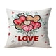 thumbnail image 2 of Funda de almohada para San Valentín, funda de almohada decorativa, funda de almohada con residuos rojos, funda de cojín para San Valentín, 2 of 6