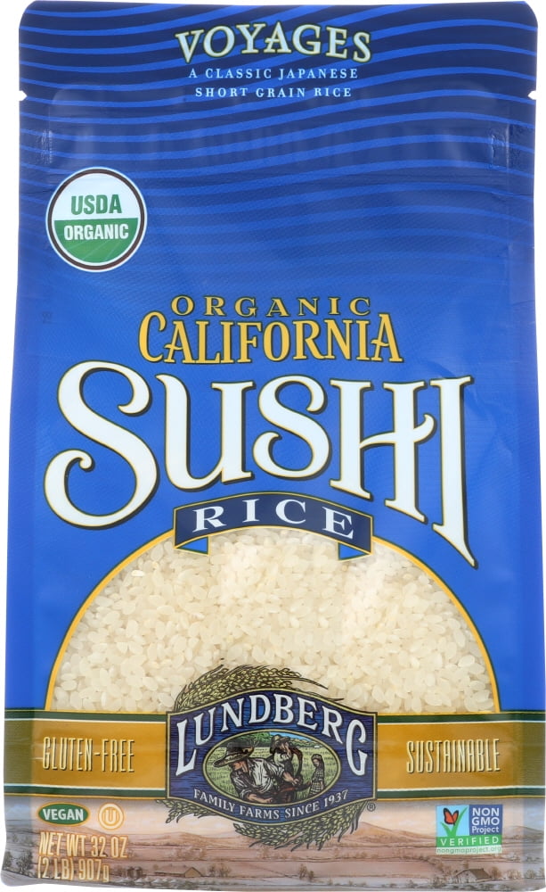 YAME Organic California Sushi Rice, 2 lb, Only 1 Pack