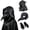Black, variant on Halloween Long Nose Crow Mask with Cloak Gloves,Realistic Feather Raven Mask,Steampunk Plague Bird Doctor Mask
