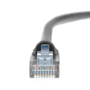 MIYAKO USA Ethernet Patch Cable (25 Feet) - Supports Cat6 / Cat5e / Cat5 Standards, 550MHz, 10Gbps - RJ45 Computer Networking 4 Pair Cord Gray (23-N001-25GY)