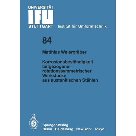 ISBN 9783540165606 product image for Ifu - Berichte Aus Dem Institut Für Umformtechnik der Univer: Korrosionsbeständi | upcitemdb.com