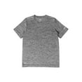 thumbnail image 4 of Athletic Works Boys' Active Solid Short Sleeve T-shirt, 2PK Bundle, Sizes 4-18 & Husky, 4 of 10