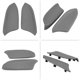 thumbnail image 3 of 1 par de reposabrazos de Panel de puerta lateral izquierdo y derecho para Honda Accord 2008-2013 gris, 3 of 10