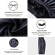 thumbnail image 4 of Pantalones cortos deportivos LukBerd para hombre, largos, de baloncesto, gris oscuro, talla M, 4 of 6