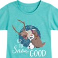 thumbnail image 3 of Frozen - Winter - Up To Snow Good - Toddler & Youth Girls Short Sleeve Graphic T-Shirt, 3 of 5