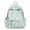 Green, variant on Cute Cat Print School Backpack with Pendant, Aesthetic Backpack with Drawstring Side Pockets, Waterproof Mini Bag for College Work Travel (Black)