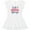 AA-White, variant on Inktastic 4th of July Let Freedom Ring with Stars Girls Toddler Dress