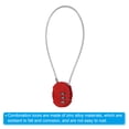 thumbnail image 4 of Uxcell Small Combination Lock 11.8 Inch, 2 Pack 3 Digit Padlock for Gym Locker, Red, 4 of 6