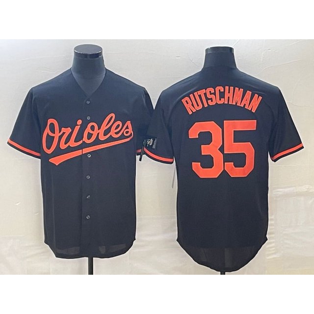 Baseball Jersey Orioles Jersey Fan Elite Edition Orioles 2# 35# Rutschman Copy Player Name Jersey