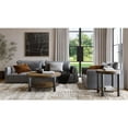 thumbnail image 7 of Modus Furniture Canyon Solid Wood and Metal Round Coffee Table in Washed Grey, 7 of 7