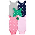 thumbnail image 1 of Baby Girls' Multi-pk Bodysuits ( , Solid/Dot/Multi), 1 of 2