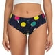 thumbnail image 1 of Balery Colorful Ping Pong Rackets Ropa Interior de Algodón para Mujer con Dibujo – Braguitas Cómodas y Elásticas, Estilo Clásico-Medium, 1 of 6