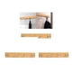 thumbnail image 1 of 2 Piezas Estante de Riel de Gancho en para Chaqueta de para proteger Sombrero Llave Toallas 4 Ganchos Macarena Perchero de pared para dormitorio, 1 of 8