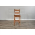 thumbnail image 6 of Home Bar and Ladderback Bar Stools in Rustic Oak 3 Piece Set, 6 of 18