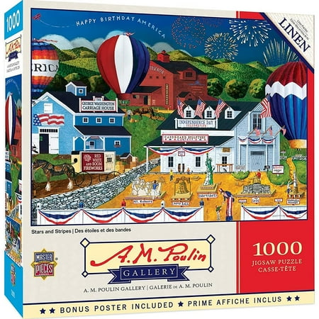 MasterPieces 1000 Piece Jigsaw Puzzle - Stars and Stripes - 19.25 x26.75 price history on PriceWatchPro