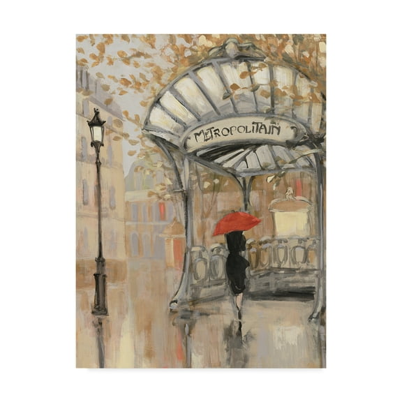 Trademark Fine Art 'To the Metro III Blue Sky' Canvas Art by Julia Purinton