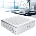 thumbnail image 3 of HTPC Chassis Full Aluminum Mini ITX Case for Desktop Computer Light Texture Quiet Cooling for Living Room Hotel Digital Signage, 3 of 7