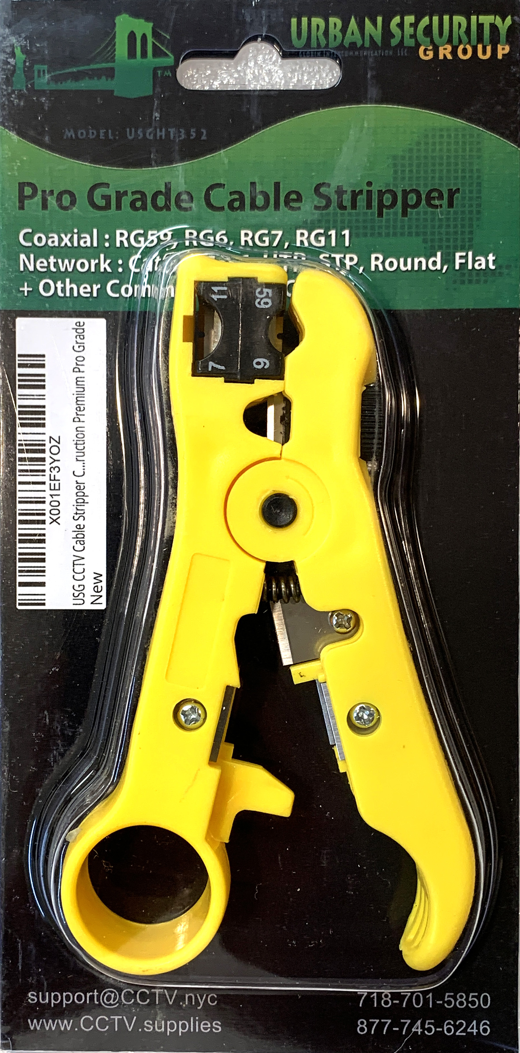 RG6 RG59 RG7 RG11 Cat5e Cat6 Speaker Cable Stripper Tool RG6 RG59 並行輸入品 Cable Stripper : Coaxial RG59, RG6, RG7, RG11 : Network Cat5e