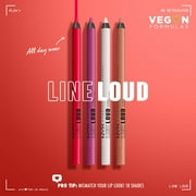 NYX Professional Makeup Line Loud Lip Liner, Longwear Matte Lip Pencil, Magic Marker