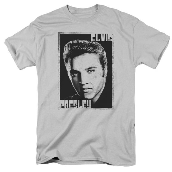 Elvis Presley Graphic Portrait 18/1 T-Shirt Silver