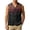 Deep Red, variant on Mens Retro Geometric Arrow Navajo Print Sleeveless Waistcoat, Ethnic Button Front Lightweight Travel Fishing Tank Top Royal Blue M