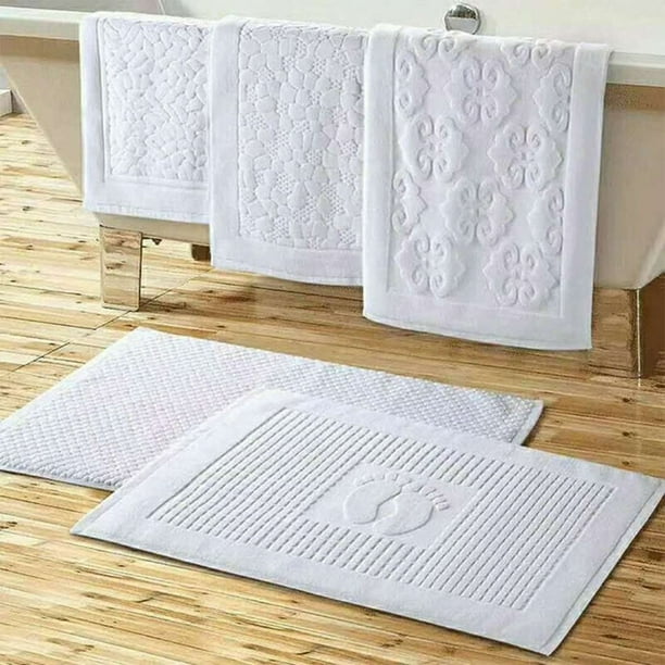 Bathroom Floor Mat Towel Skid Resistance Floor Mat Bath Room Floor Towel Water absorbing Ground Mat Little Feet Walmart
