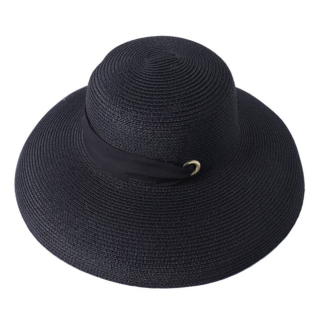 SAYOO Sombreros de paja y sombreros de playa a prueba de rayos ultravioletas SAYOO moda