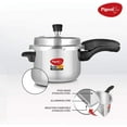 thumbnail image 2 of Pigeon Pressure Cooker - 3 Quart - Inox Stainless Steel Outer Lid Induction Base - Cook delicious food in less time: soups, rice, legumes, and more - 3 Liters, 2 of 5