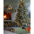 thumbnail image 3 of Sage Green Ombre Christmas Tree Skirt 48 Inches Large Christmas Skirt Tree, Modern Sage Green Abstract Art Tree Skirt Christmas Decorations for Fireplace Party Holidays Indoor Outdoor, 3 of 7